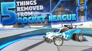 Famous 5 Things That Were Removed From Rocket League Wealth