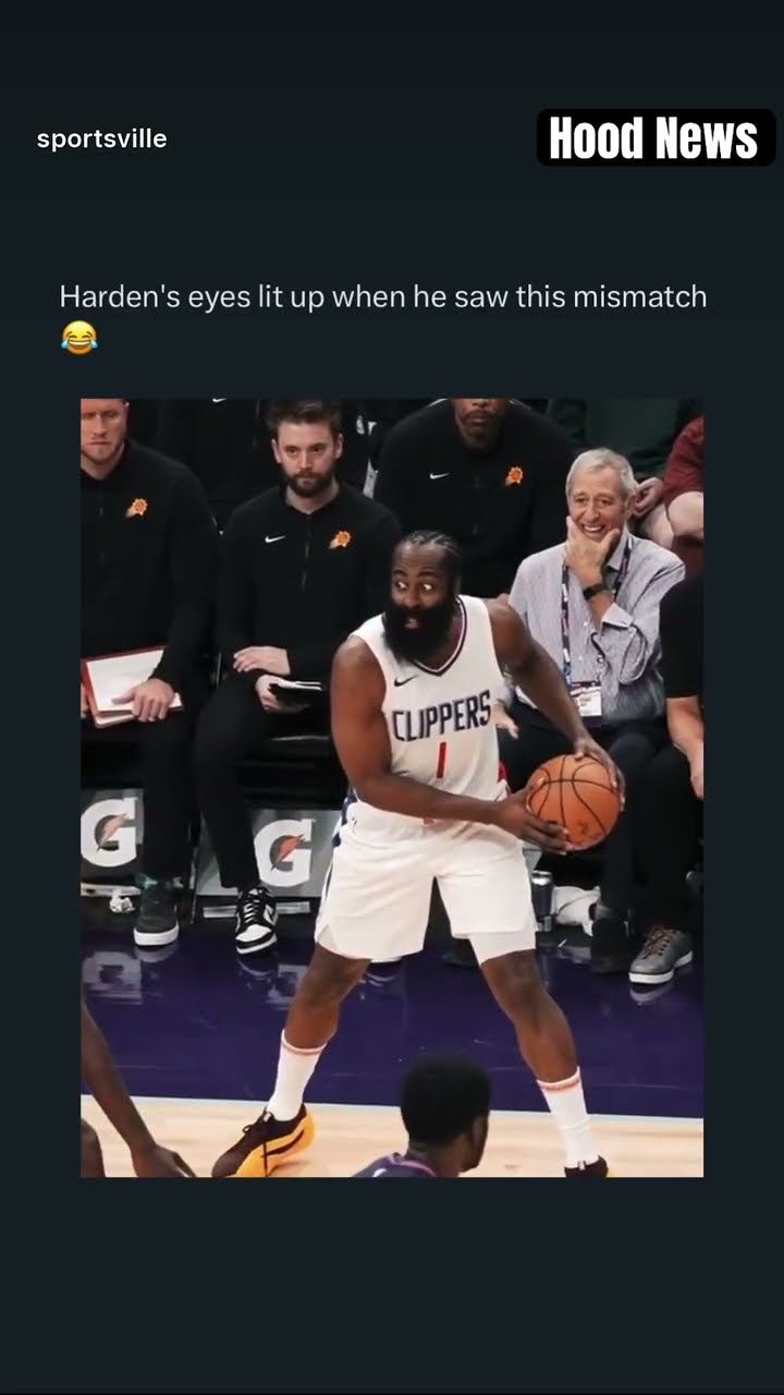 Mismatch #hoodnews #jamesharden #clippers #NBA #views #viralvideo #sports #basketball #how #wow #omg