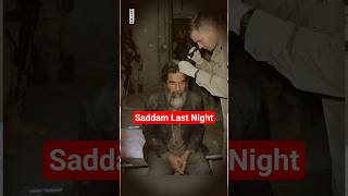 Saddam Hussein's Last Wish Before Death #shorts