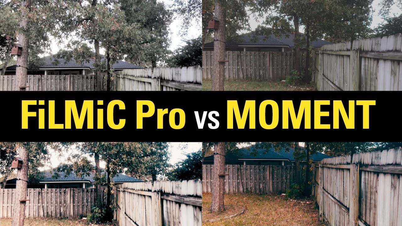 NEW v3.5 MOMENT vs FILMIC PRO - LOG Comparison Recording - YouTube