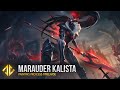 Marauder kalista  splash art painting process league of legends 60fps