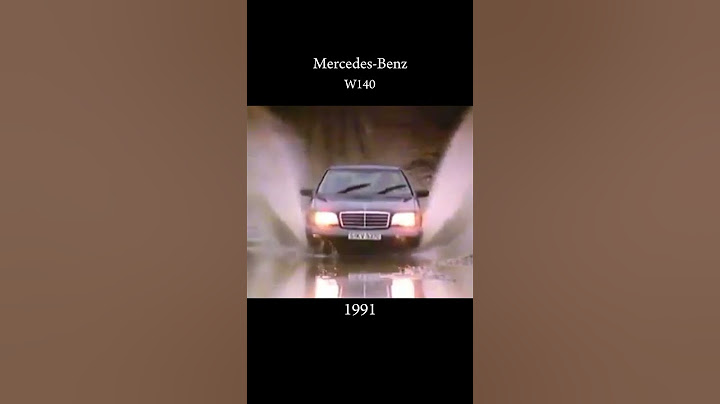 Mercedes  - Benz w140 has crazy quality . Welcome to 1991 !