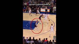 Josh Hart’s Basketball IQ Needs to Be Studied 🤯🏀 #nba #nbashorts