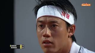 Djokovic vs. Nishikori - Rome SF 2016 (HD Highlights)