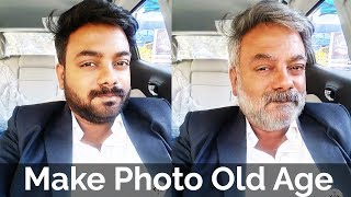How to Make Photo Old Age | Old Face Changer App 2019 | FaceApp screenshot 5