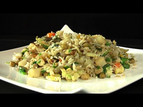 receta-de-arroz-frito-español-tipo-paella-/-recipe-spanish-fried-rice-paella-type