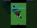 Building a Rocket Boat... In Roblox Build a Boat for Treasure🚀🤣 #roblox #babft #fyp