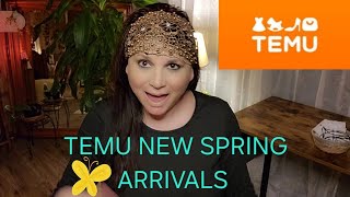 WHAT I GOT AT TEMU 2024 NEW ARRIVALS.  FLASH SALE TRY ON HAUL AND MORE⚘