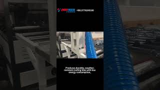 High-efficiency PVC resin roof tile machine with stable extrusion and reliable performance
