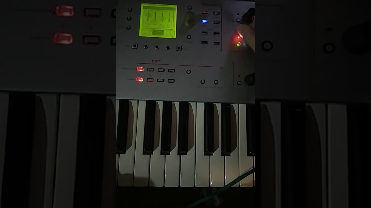 Alesis ION: filter test after installing silk capacitors