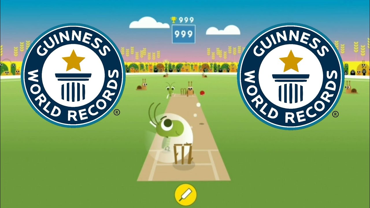 My best score on google doodle cricket!