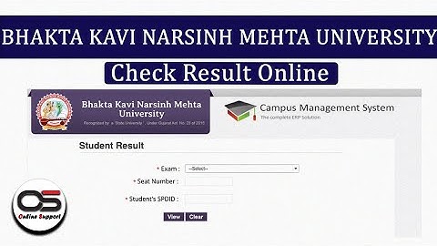 Bhakta Kavi Narsinh Mehta University Result | Bknmu Online Result | Online Support