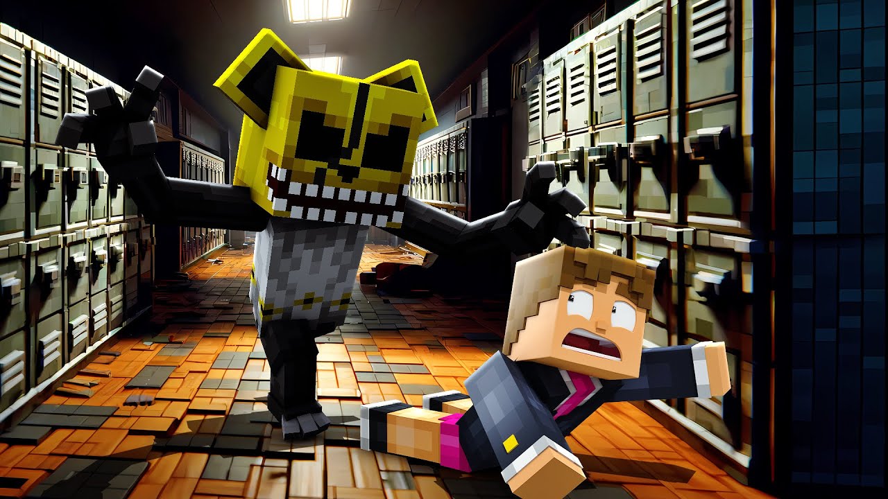 YOYO ( CARTOON GIRL ) ME ATACOU NO MINECRAFT !! ( TREVOR HENDERSON )