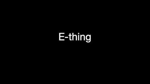 E-thing (music made with Drambo on iPad Pro)