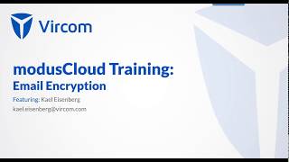 Using Encryption on modusCloud