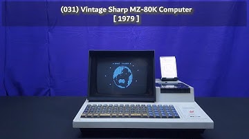 (031) Vintage Sharp MZ-80K Computer [ 1979 ]
