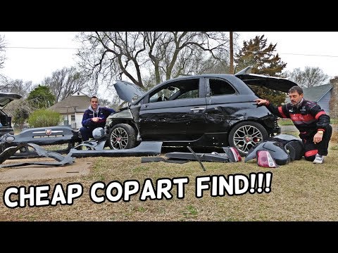 cheap-fiat-500-abarth-from-copart-car-auction