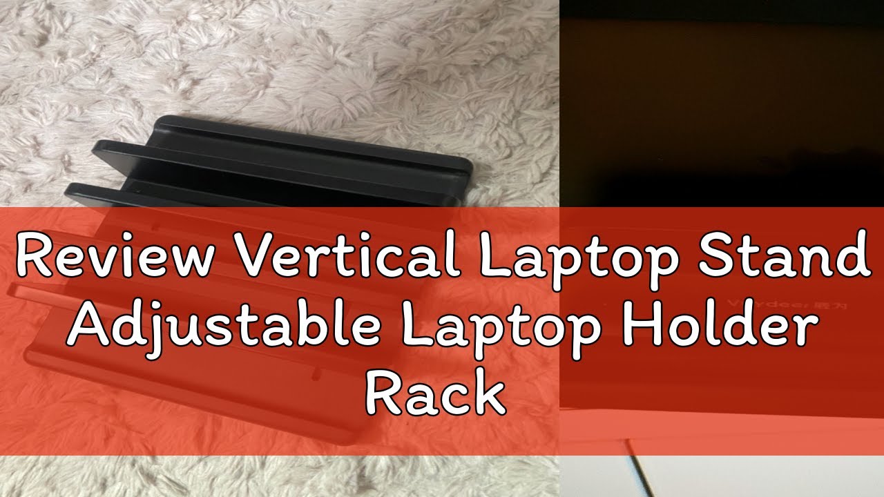 Review Vertical Laptop Stand Adjustable Laptop Holder Rack - YouTube