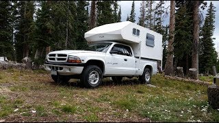 Home built truck camper. L-Life explained