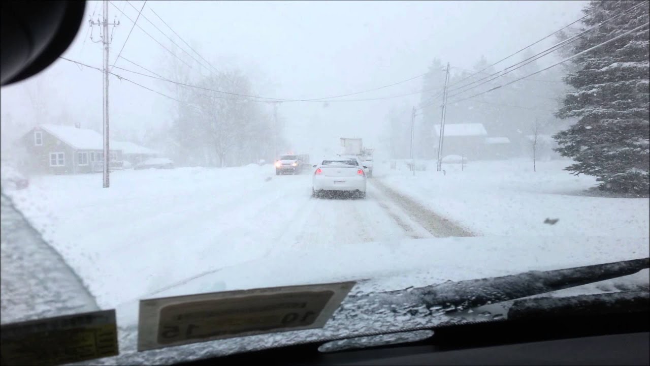 Lake Effect Snow in Watertown, NY YouTube