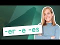 Learn German Adjective Endings in the Nominative Case - A2 [with Jenny]