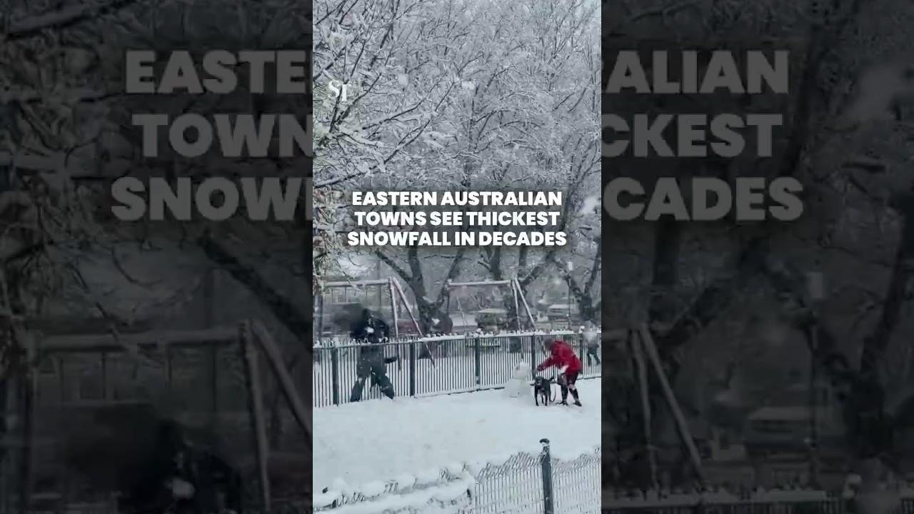 Eastern Australian towns experience thickest snowfall in decades
