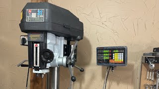 Rong Fu Round Column Mill DRO installing the X and Y axis scales, part 1, episode #181