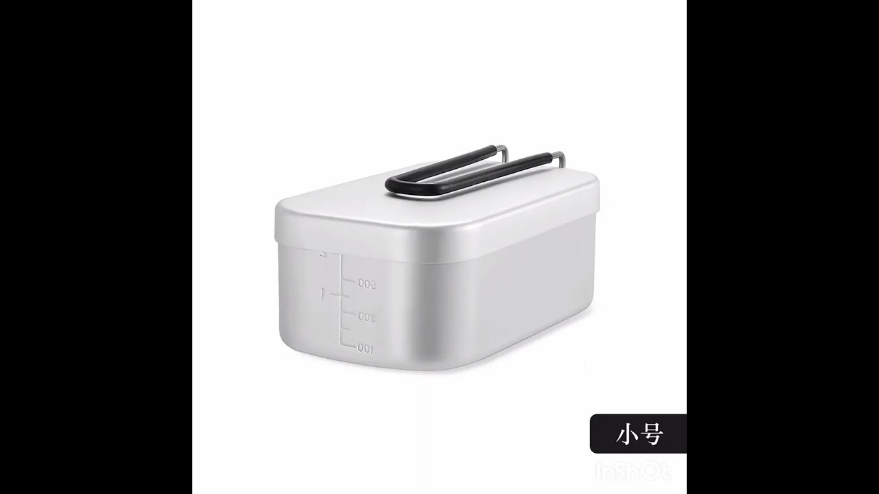 Aluminum lunch box outdoor reheatable lunch box