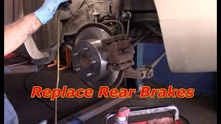 Replace Rear Brakes & Rotors 2007-2017 Toyota Camry