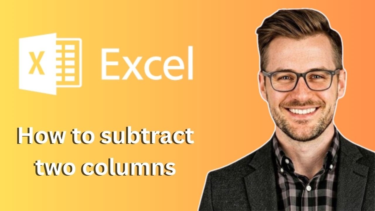 How to subtract two columns in excel (Latest Update) - YouTube