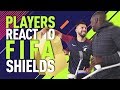 FUT SHIELD PLAYER REACTIONS | FIFA 18 | Walker calls out Sterling & Sane!