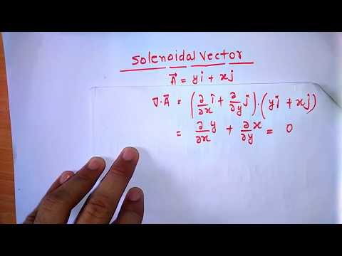Solenoidal Vector in