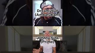 Dreamybull (Ambatukam) vs Johnny Sins (Prime) #viral #trending #thug