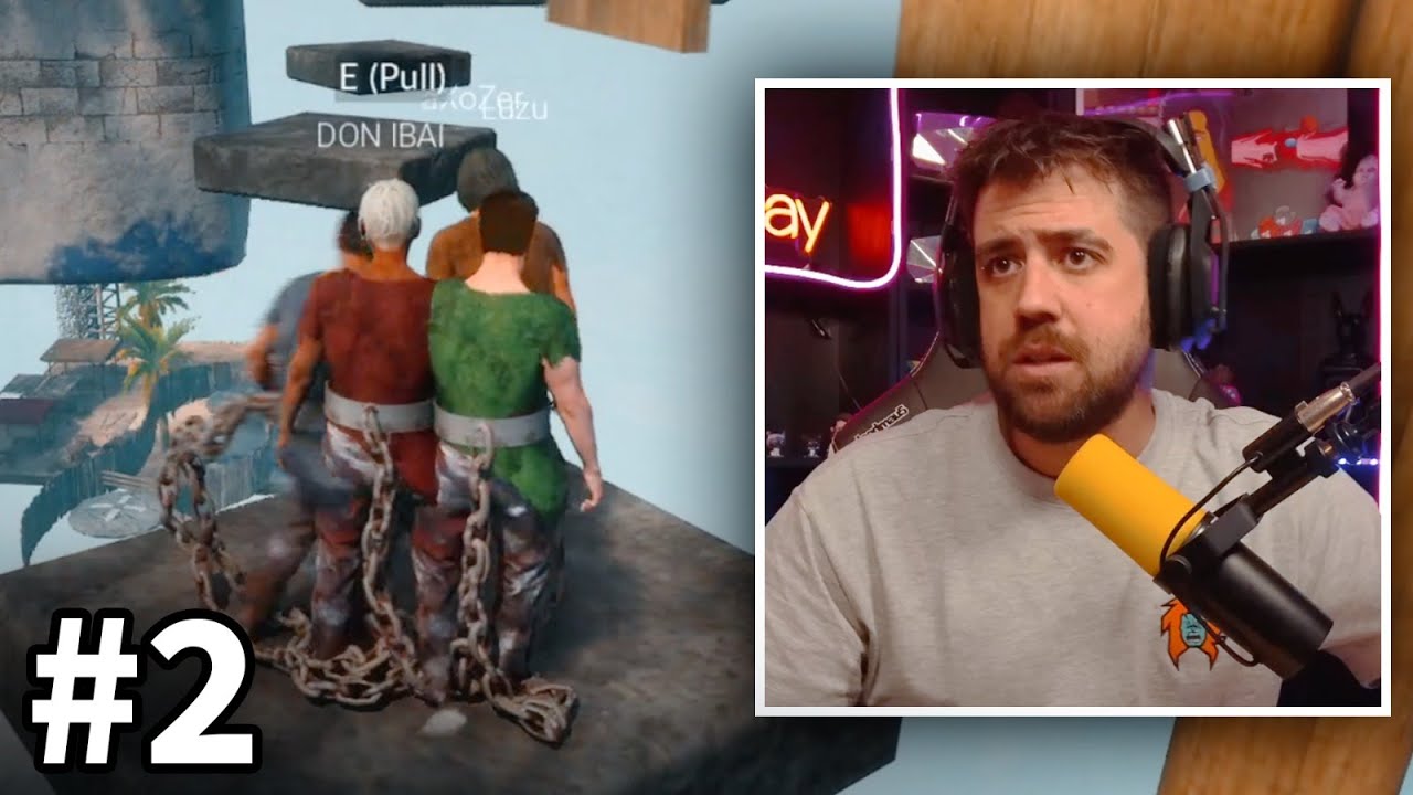 ACABO EL ONLY UP DEL DEMONIO ATADO CON CADENAS A IBAI, LUZU Y AXOZER #2