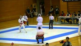 04474 20140601国体予選 組手 琢也ｖｓ栄北輝
