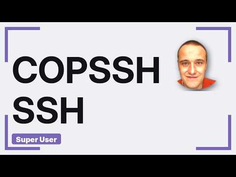 Copssh, how to add users?