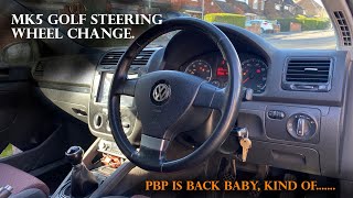 MK5 Golf Steering Wheel Replacement