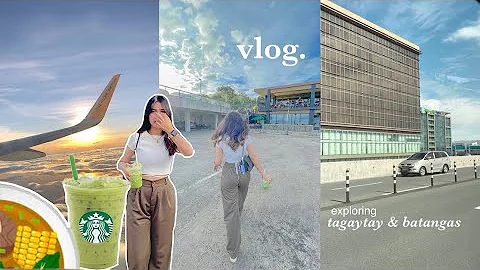 vlog  exploring Tagaytay + attended a wedding