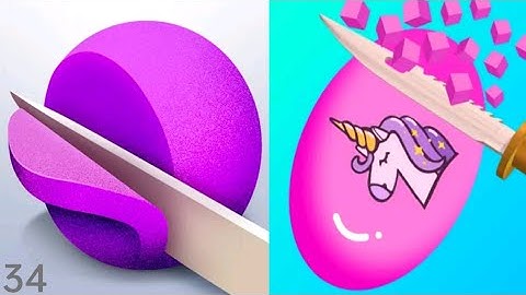 ASMR Slicing vs Soap Cutting - Mobile Gameplay 34 (Android/iOS).