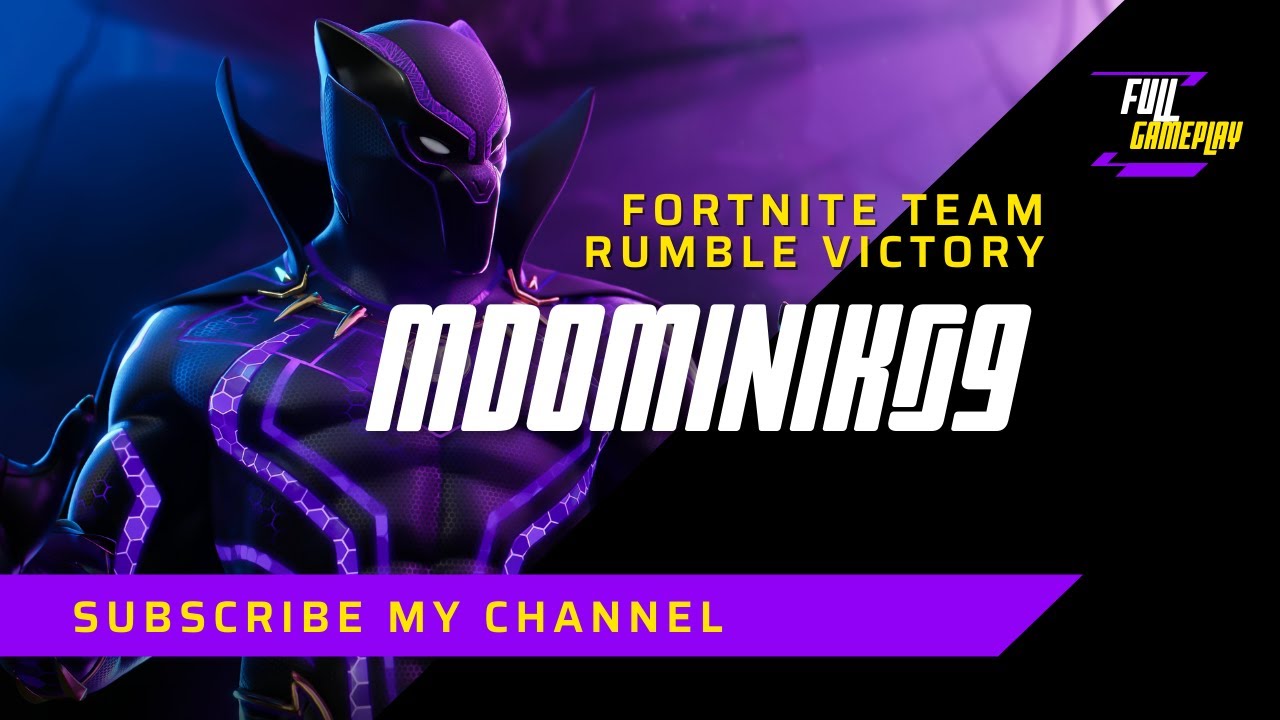 Fortnite Team Rumble Gameplay Victory Royale - 7 kills - Xbox Series X