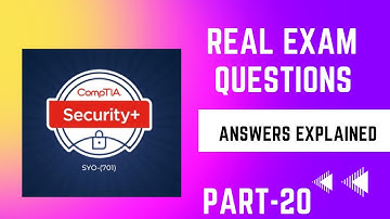 CompTIA Security+ SY0-701 Actual Exam Questions-Part 20