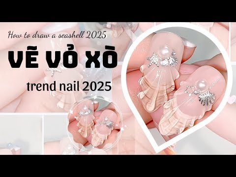 Tự Học Nail: Vẽ Móng Vỏ Sò Đơn Giản Cho Người Mới (Xu Hướng 2025) @Tuhocnail - youtube