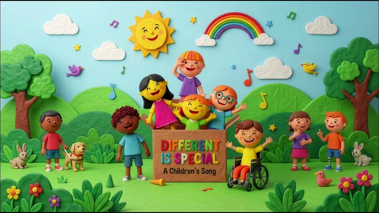 Different is Special! 🌈 Kids Song About Diversity & Acceptance