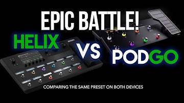 Line 6 Helix Vs PodGo - Do They Sound The Same? YES!
