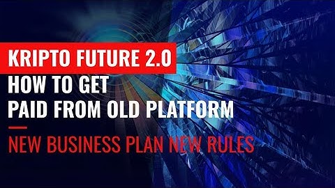 KRIPTO FUTURE 2.0 LAUNCHING SOON | How to get paid from old platform | New Rules New Plan | SCAM 🙉