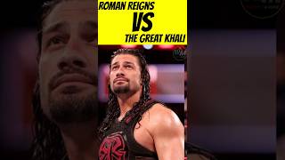 Roman Reigns Vs The great Khali 🔥| #viral #wwe #shorts image