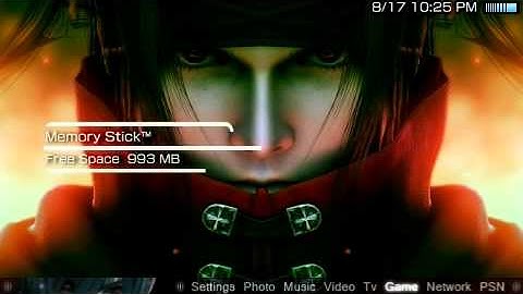 Dirge of Cerberus ctf theme for CFW 5.50 GEN