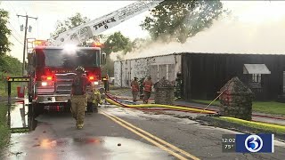Video: Fire at old meat packing building took 6 hours to get under control