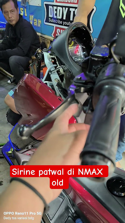 Sirine patwal NMAX old #videoshorts #yamaha #dozer #whelen #honda