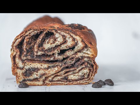 🍫Pan marmoleado de chocolate. Una completa delicia!